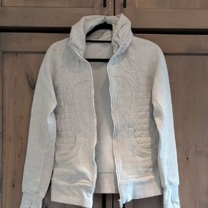 Cream Heather Lululemon Zip-Up
